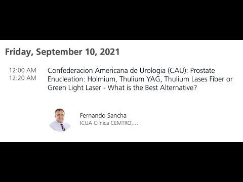 Lecture at the CAU (Confederación Americana de Urología) session during this year's AUA congress